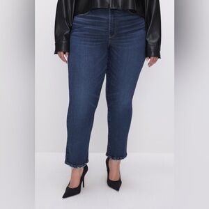 Good American SOFT-TECH GOOD LEGS STRAIGHT JEANS nwt